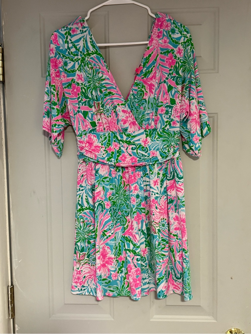 Like New- Lilly Pulitzer Parigi Romper in Leaf it Wild